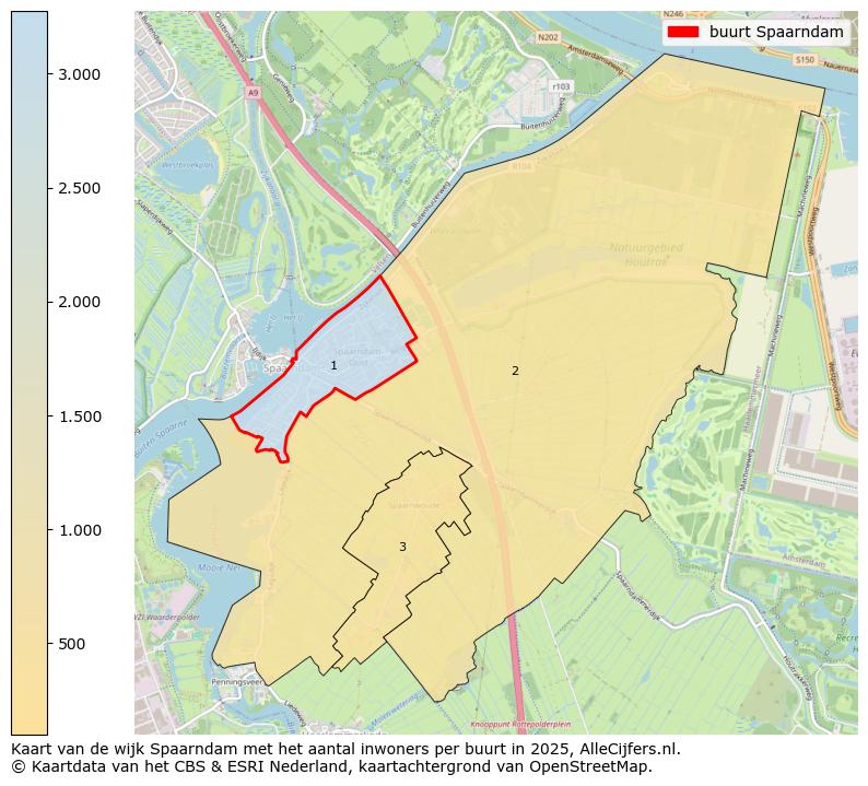 Afbeelding van de buurt Spaarndam op de kaart.