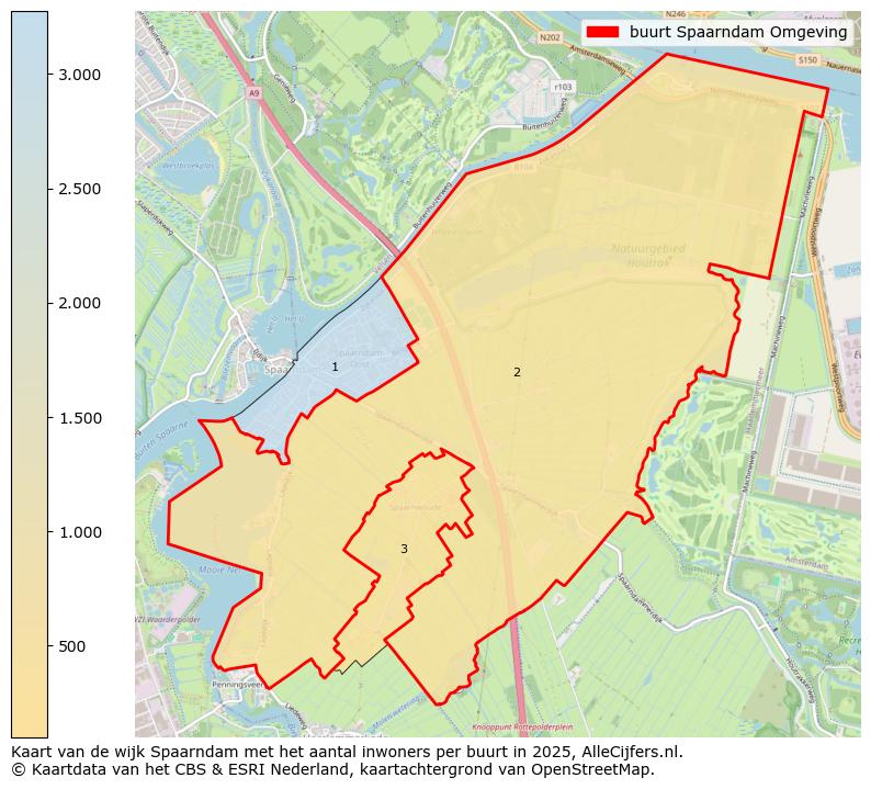Afbeelding van de buurt Spaarndam Omgeving op de kaart.