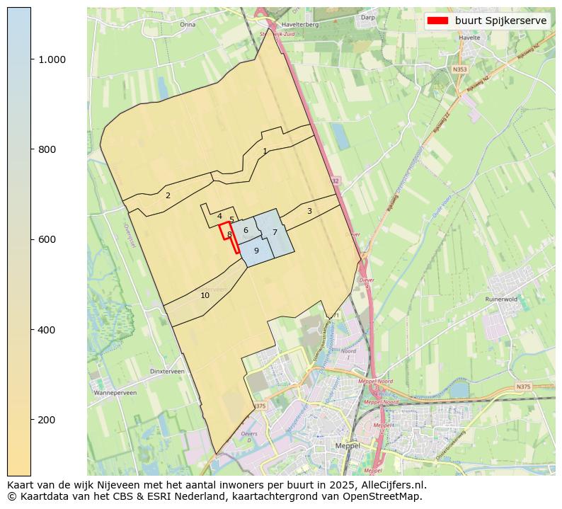 Afbeelding van de buurt Spijkerserve op de kaart.
