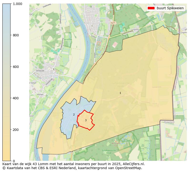 Afbeelding van de buurt Spikweien op de kaart.