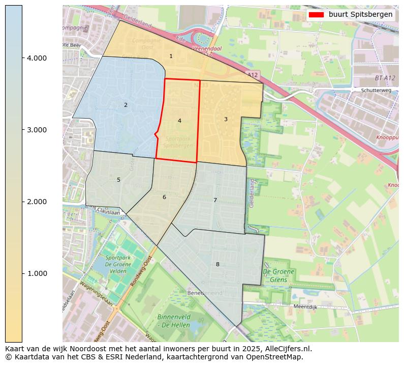 Afbeelding van de buurt Spitsbergen op de kaart.