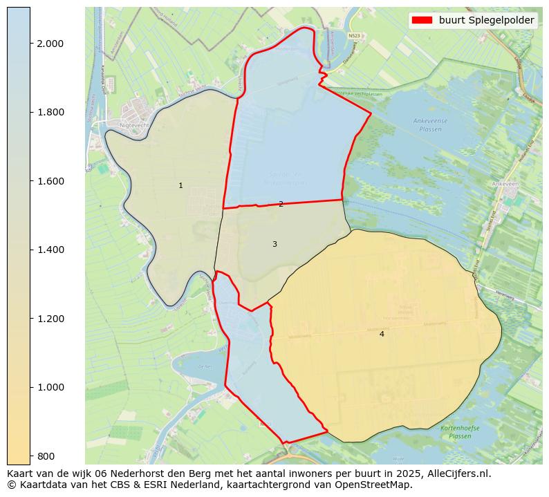 Afbeelding van de buurt Splegelpolder op de kaart.