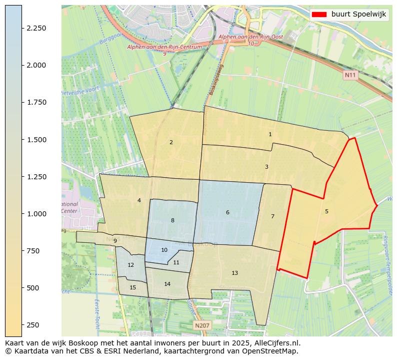 Afbeelding van de buurt Spoelwijk op de kaart.