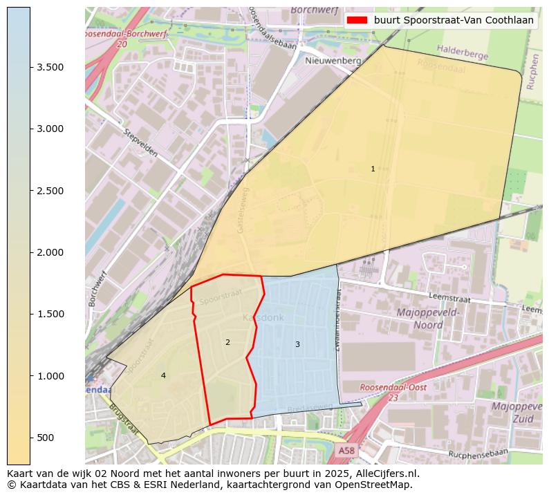 Afbeelding van de buurt Spoorstraat-Van Coothlaan op de kaart.