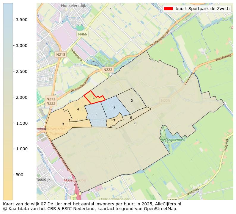 Afbeelding van de buurt Sportpark de Zweth op de kaart.