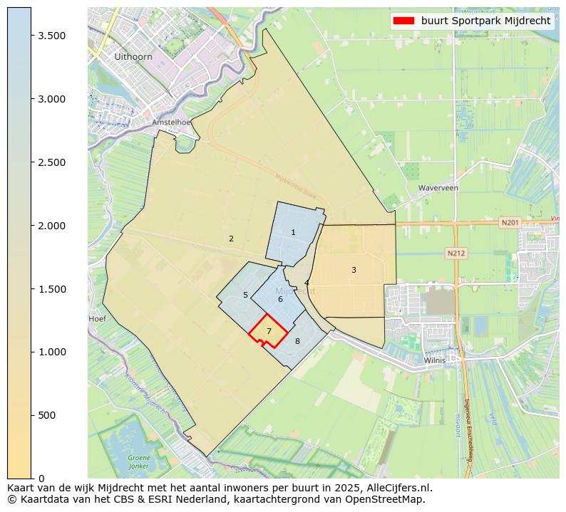 Afbeelding van de buurt Sportpark Mijdrecht op de kaart.