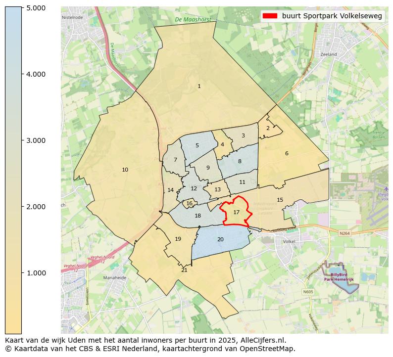 Afbeelding van de buurt Sportpark Volkelseweg op de kaart.