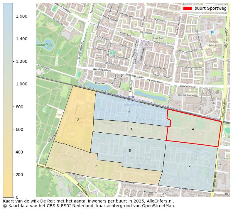 Afbeelding van de buurt Sportweg op de kaart.