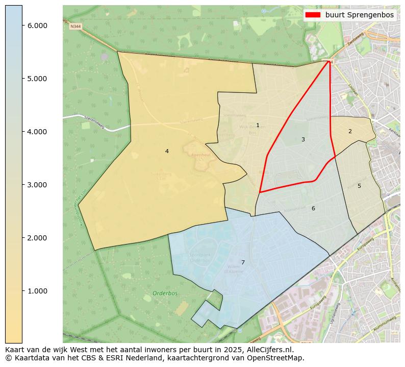 Afbeelding van de buurt Sprengenbos op de kaart.