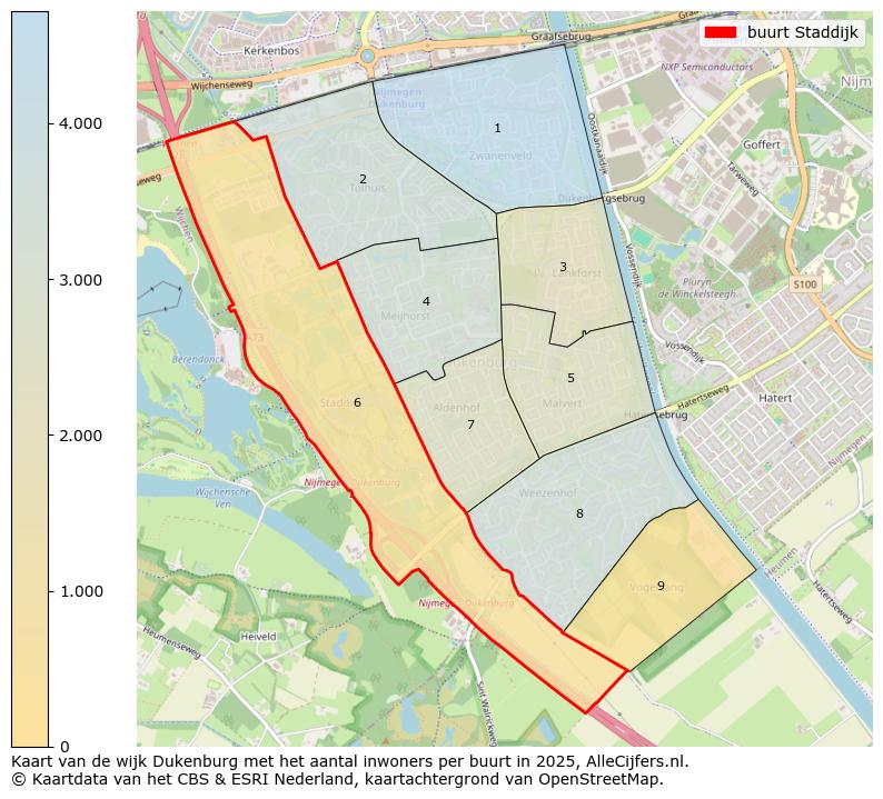 Afbeelding van de buurt Staddijk op de kaart.