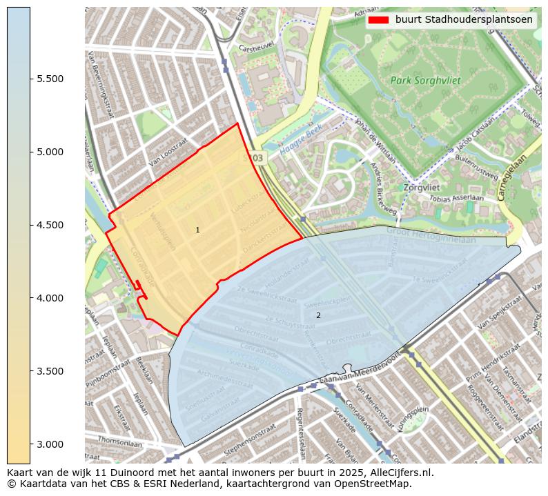 Afbeelding van de buurt Stadhoudersplantsoen op de kaart.