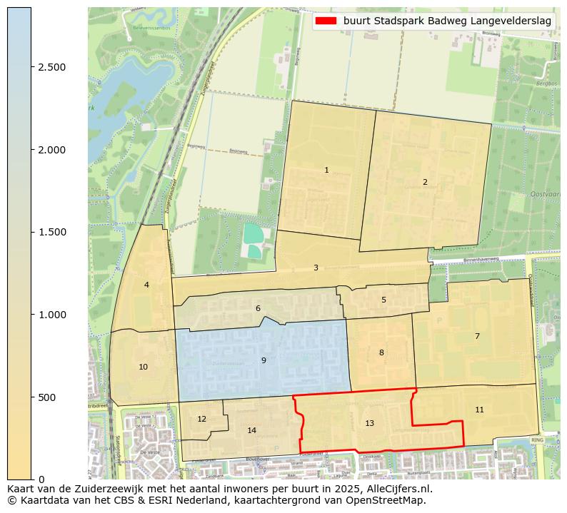 Afbeelding van de buurt Stadspark Badweg Langevelderslag op de kaart.