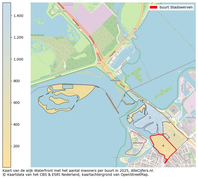 Afbeelding van de buurt Stadswerven op de kaart.