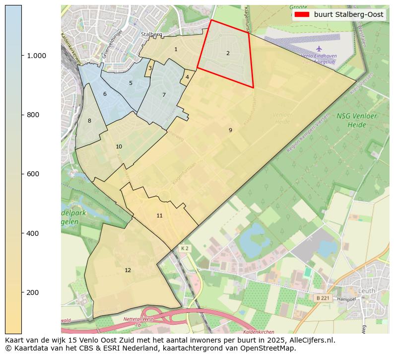 Afbeelding van de buurt Stalberg-Oost op de kaart.