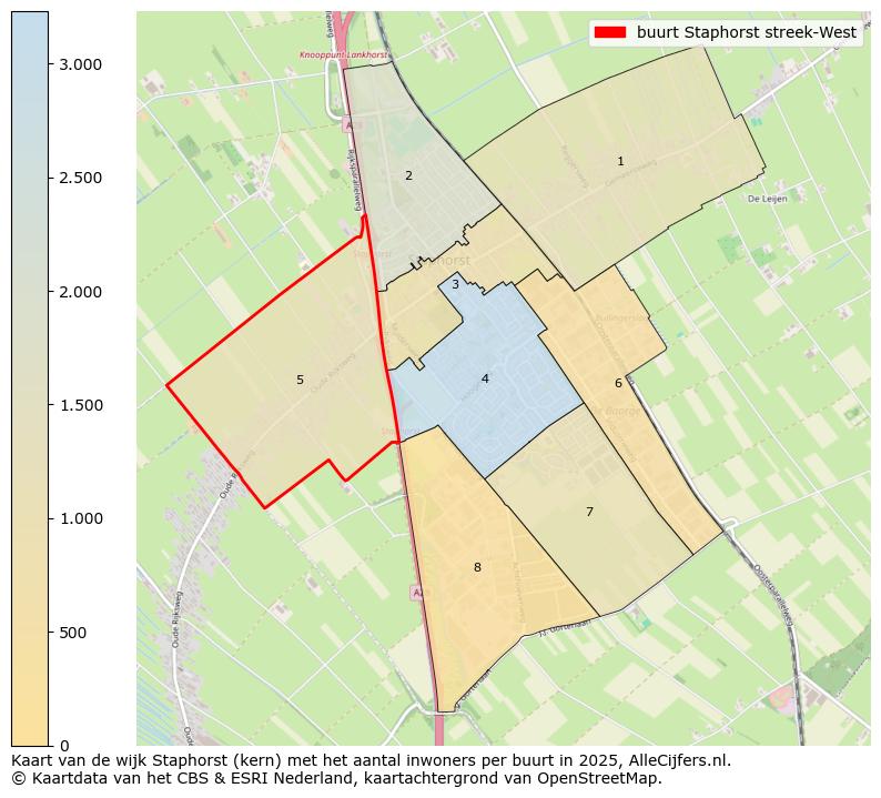 Afbeelding van de buurt Staphorst streek-West op de kaart.