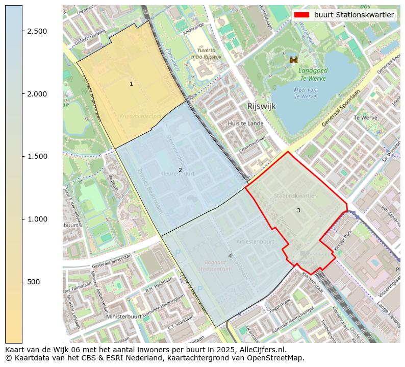 Afbeelding van de buurt Stationskwartier op de kaart.
