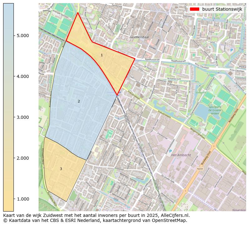 Afbeelding van de buurt Stationswijk op de kaart.
