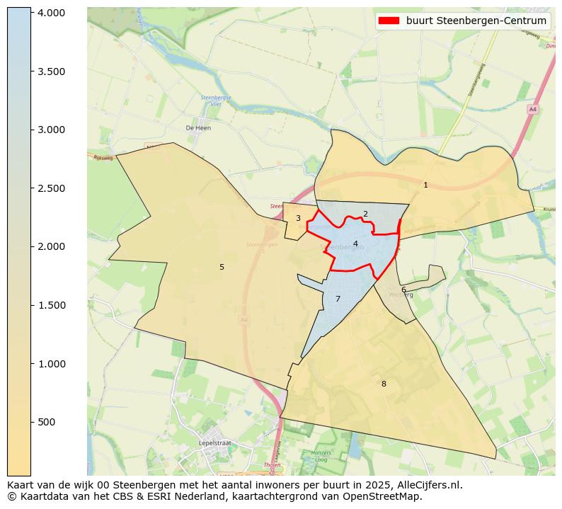 Afbeelding van de buurt Steenbergen-Centrum op de kaart.