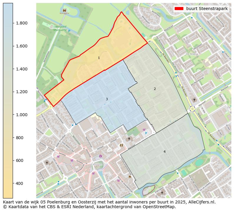 Afbeelding van de buurt Steenstrapark op de kaart.