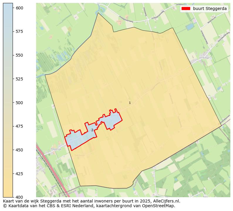 Afbeelding van de buurt Steggerda op de kaart.