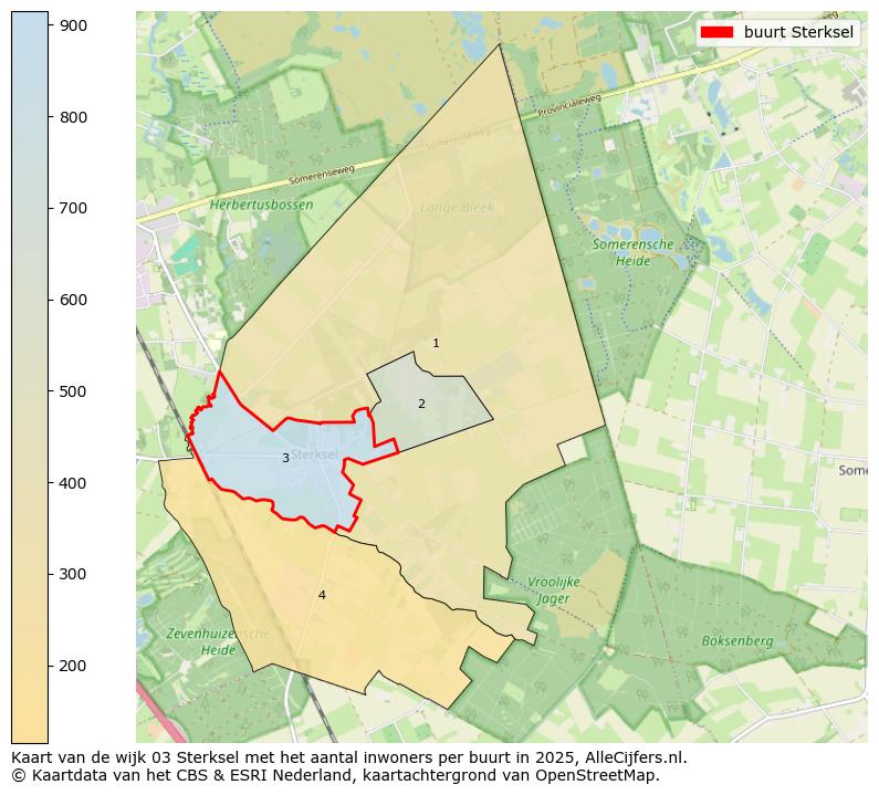 Afbeelding van de buurt Sterksel op de kaart.