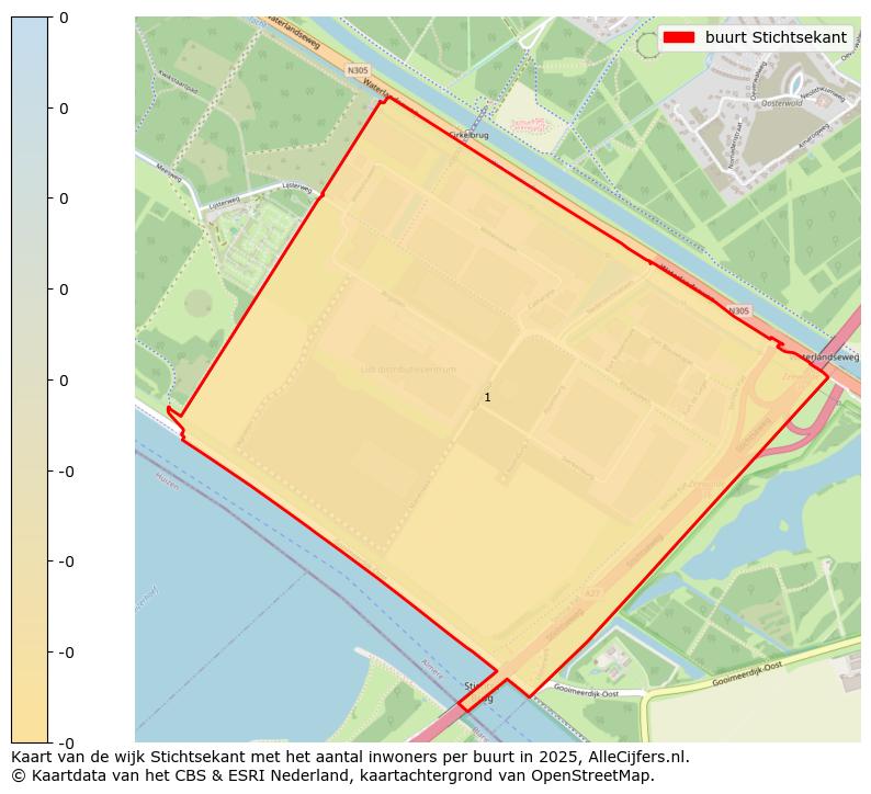 Afbeelding van de buurt Stichtsekant op de kaart.