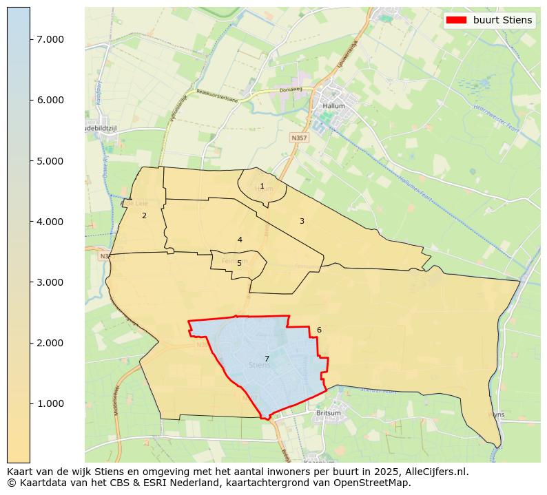 Afbeelding van de buurt Stiens op de kaart.