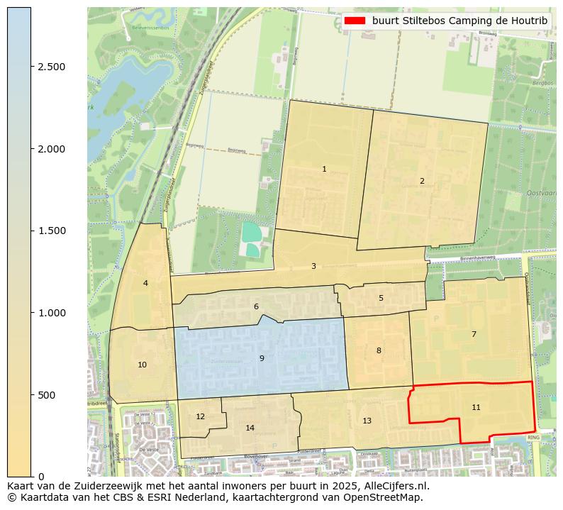Afbeelding van de buurt Stiltebos Camping de Houtrib op de kaart.