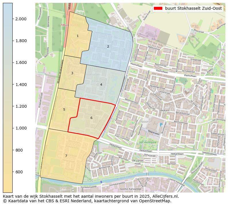 Afbeelding van de buurt Stokhasselt Zuid-Oost op de kaart.