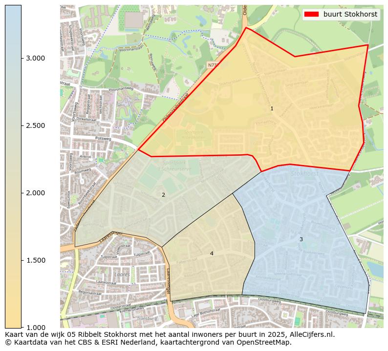 Afbeelding van de buurt Stokhorst op de kaart.
