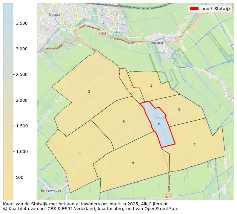 Afbeelding van de buurt Stolwijk op de kaart.