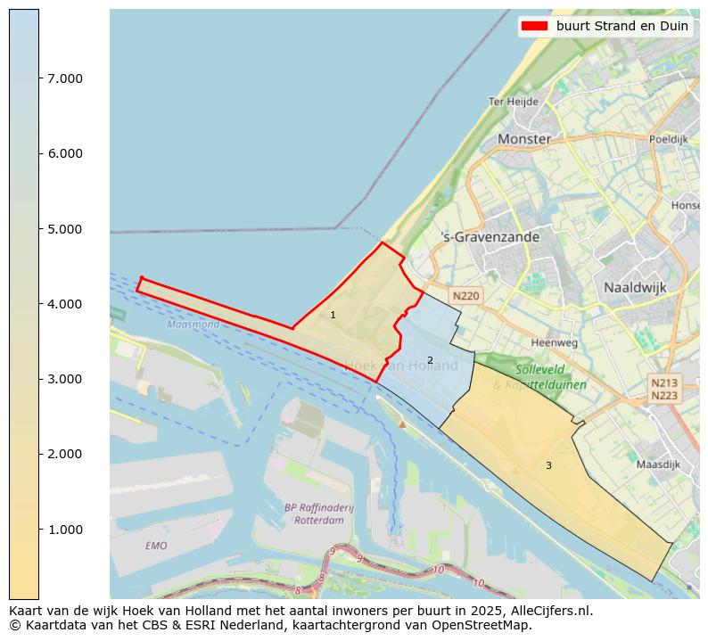 Afbeelding van de buurt Strand en Duin op de kaart.