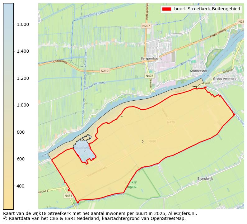 Afbeelding van de buurt Streefkerk-Buitengebied op de kaart.