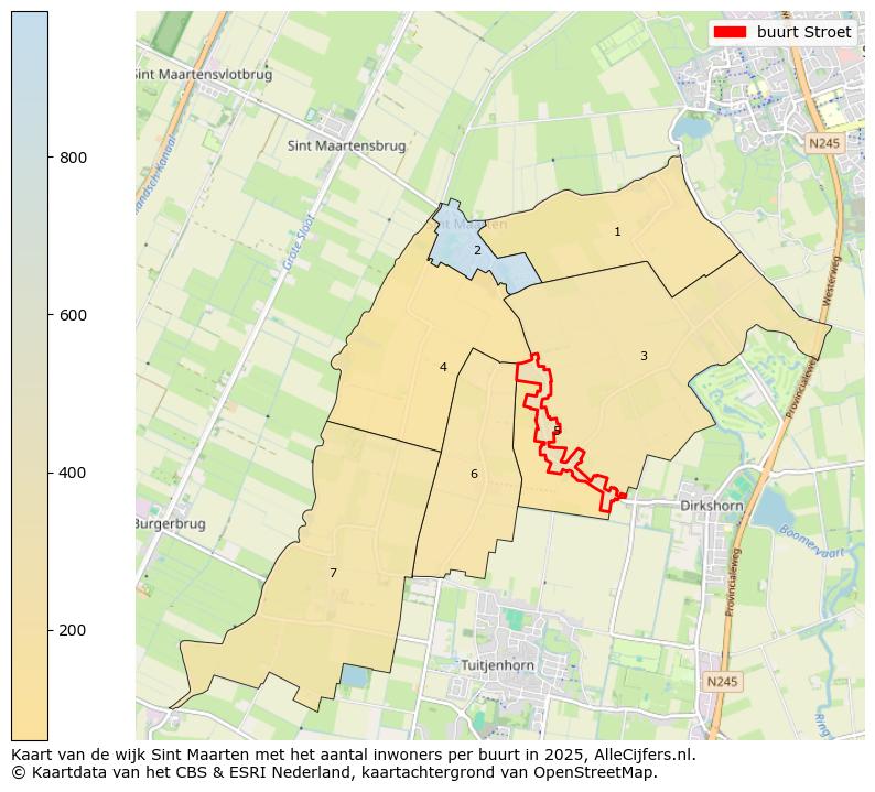 Afbeelding van de buurt Stroet op de kaart.