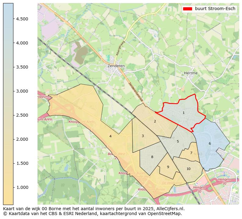 Afbeelding van de buurt Stroom-Esch op de kaart.