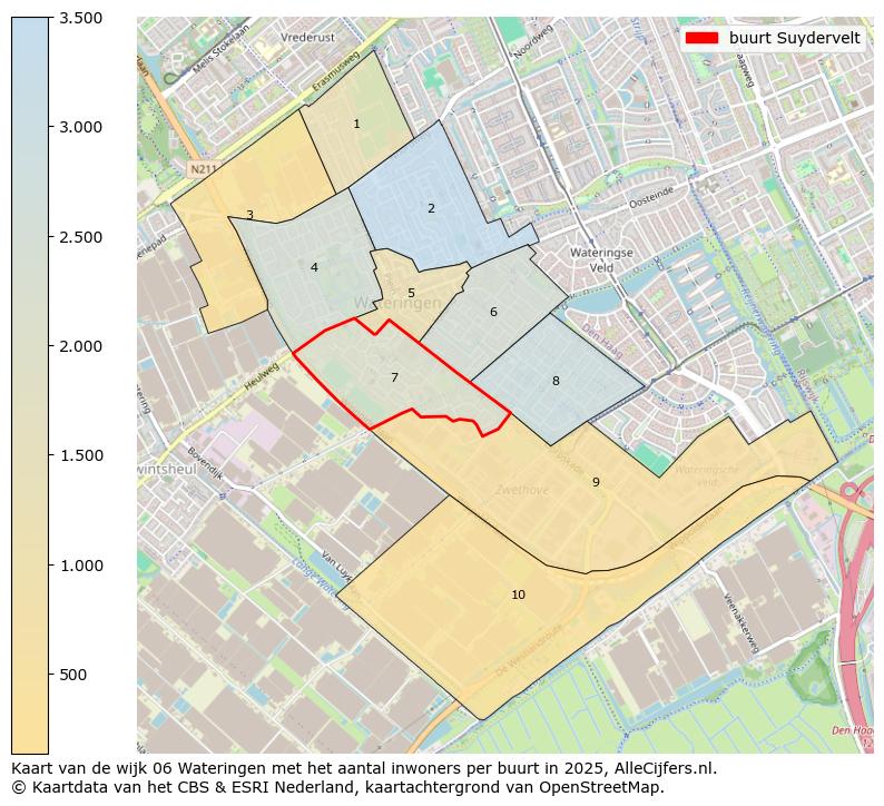 Afbeelding van de buurt Suydervelt op de kaart.