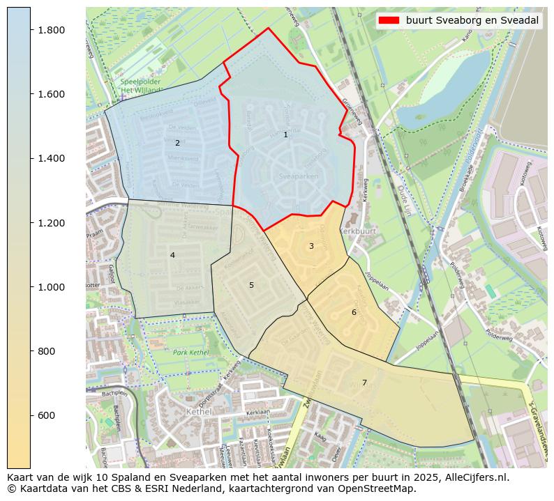 Afbeelding van de buurt Sveaborg en Sveadal op de kaart.
