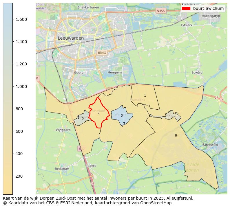 Afbeelding van de buurt Swichum op de kaart.