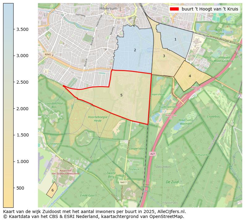 Afbeelding van de buurt ’t Hoogt van ’t Kruis op de kaart.
