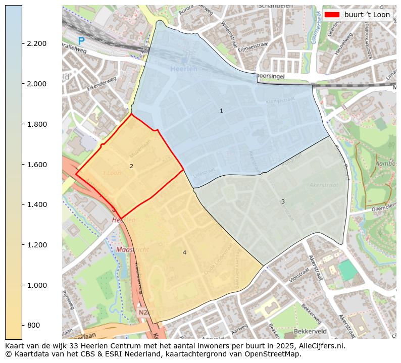 Afbeelding van de buurt ’t Loon op de kaart.