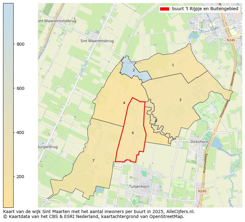 Afbeelding van de buurt ’t Rijpje en Buitengebied op de kaart.