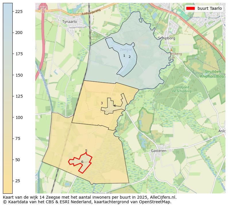 Afbeelding van de buurt Taarlo op de kaart.