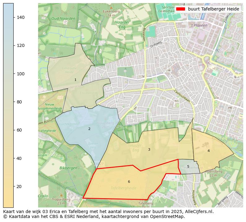 Afbeelding van de buurt Tafelberger Heide op de kaart.