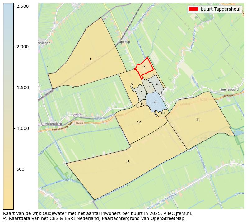 Afbeelding van de buurt Tappersheul op de kaart.