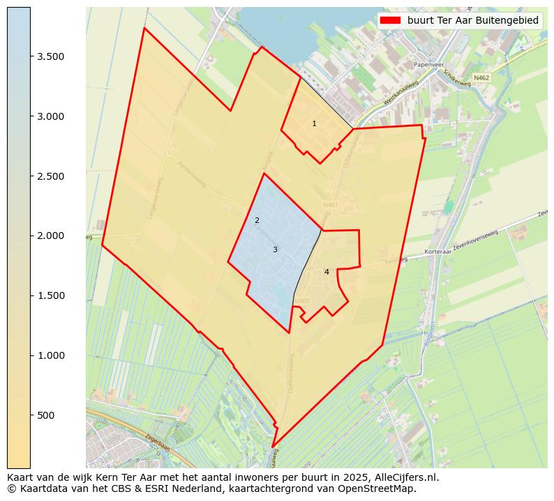 Afbeelding van de buurt Ter Aar Buitengebied op de kaart.