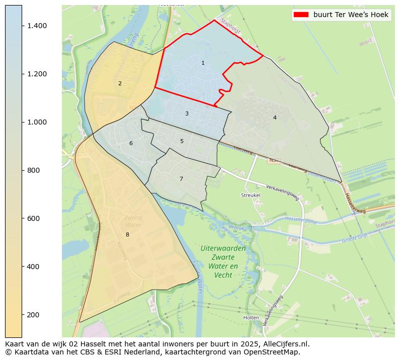 Afbeelding van de buurt Ter Wee’s Hoek op de kaart.