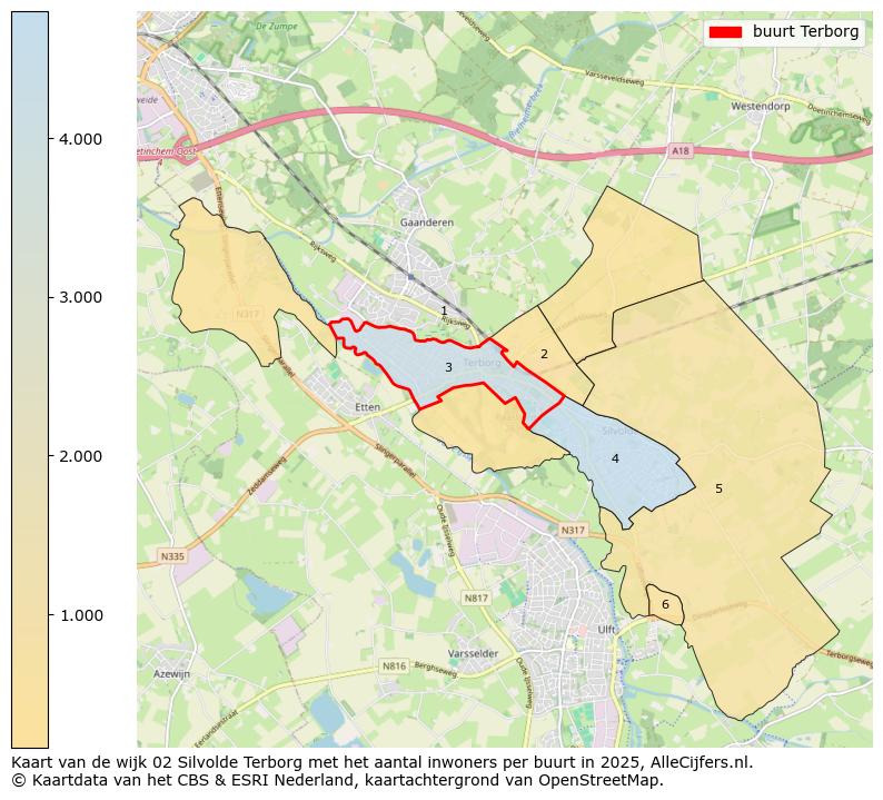 Afbeelding van de buurt Terborg op de kaart.