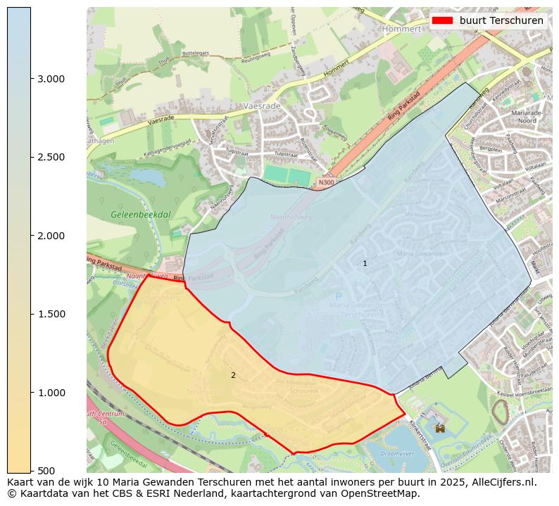 Afbeelding van de buurt Terschuren op de kaart.