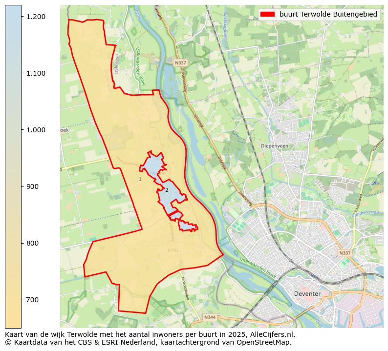 Afbeelding van de buurt Terwolde Buitengebied op de kaart.