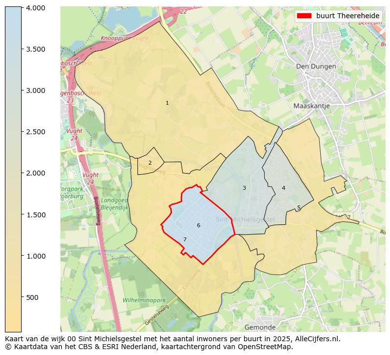 Afbeelding van de buurt Theereheide op de kaart.